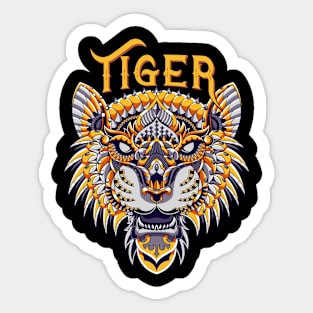 Tiger Mandala Sticker